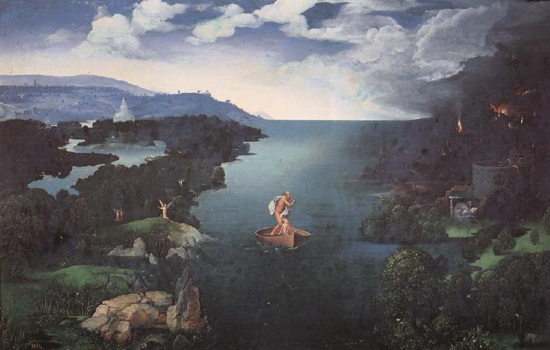 Joachim Patinir Charon farja oil painting image